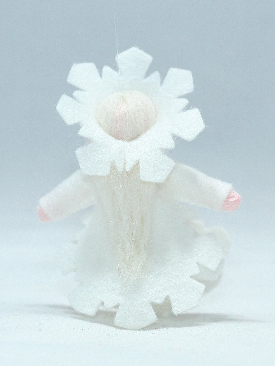 Snowflake Princess Felted Waldorf Doll - Three Skin Tones