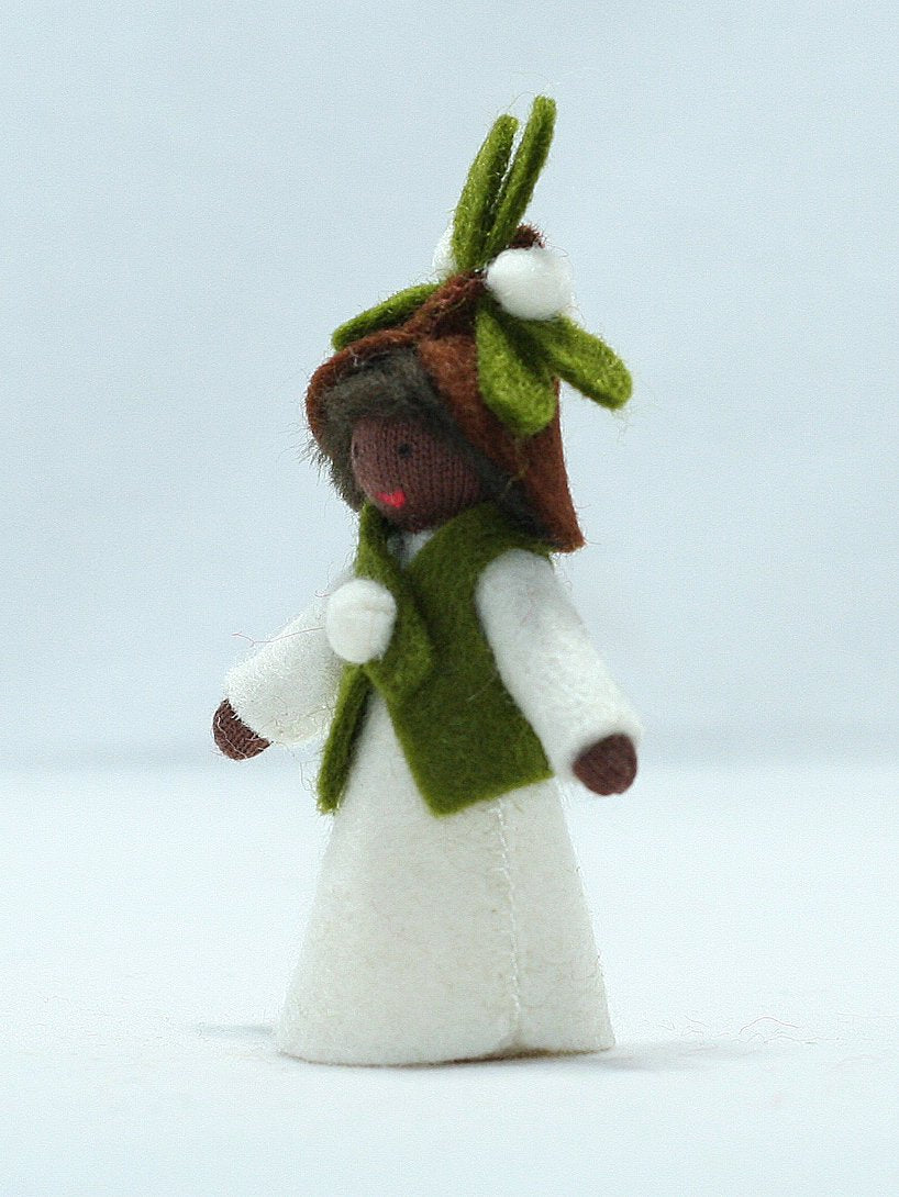 Mistletoe Prince Felted Waldorf Doll - Four Skin Tones