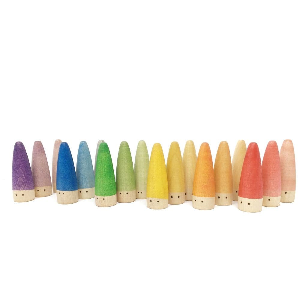 Stick Gnomes - Set of 18 Wooden Toy Figures