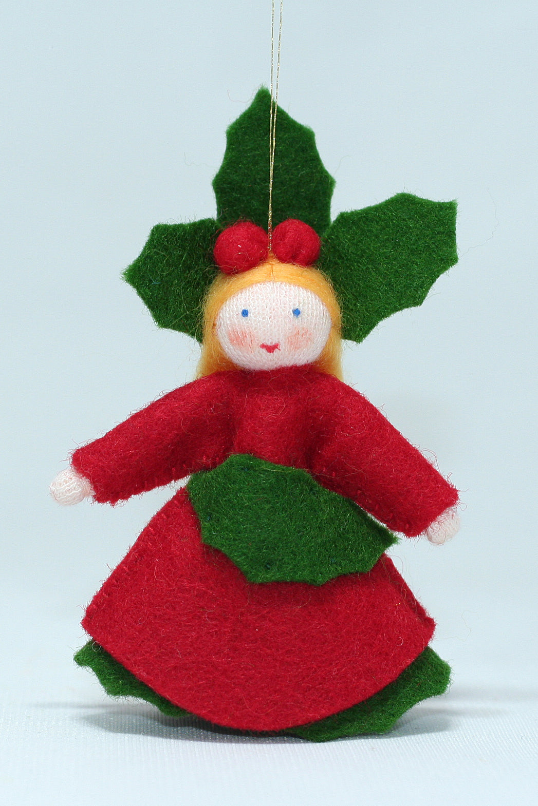 Holly Berry Princess Felted Waldorf Doll - Three Skin Tones