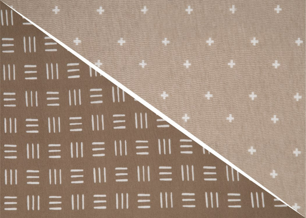 Neutral Boho Fitted Crib Sheets - 2 Pack