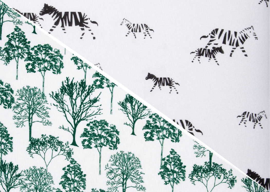 Modern Safari Fitted Crib Sheets - 2 Pack
